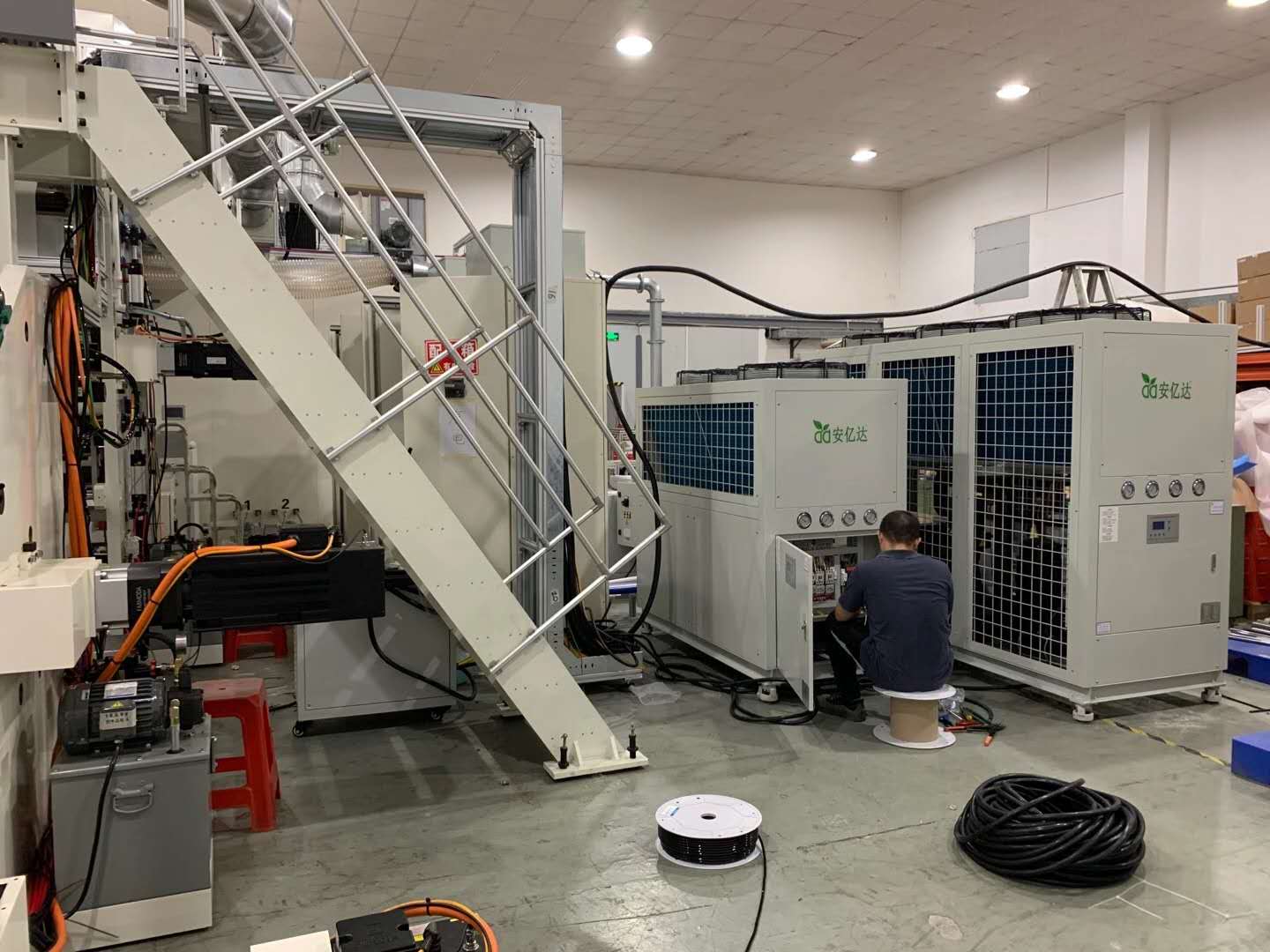 chiller cooling for priniting